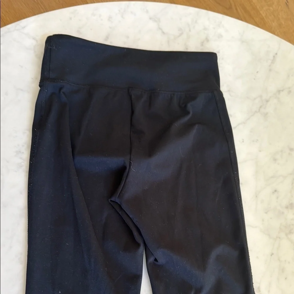 Abercrombie Kids Black Flare Leggings Girls 11/12 Bootcut Yoga Pants Stretch